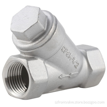 Investment Casting/Precision Casting Stainless Steel Screwed Y-Strainer